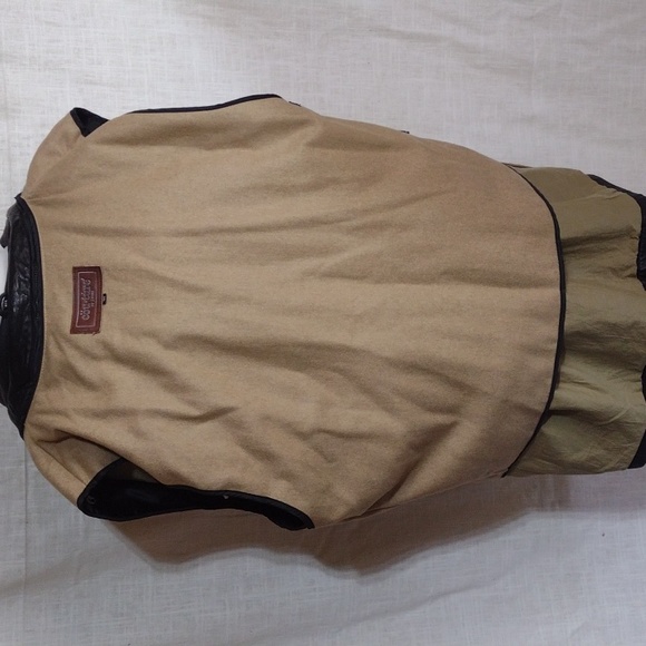 Vintage 80s Couture by J. Park black leather jacket with detachable wool lining - Picture 10 of 14